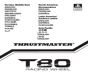Thrustmaster T80 Racing Wheel manuals