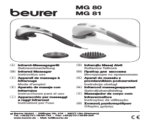 Beurer MG 81 manuals