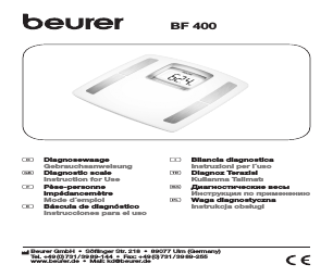 Beurer BF 400 manuals