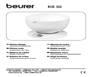 Beurer KS 32 manuals