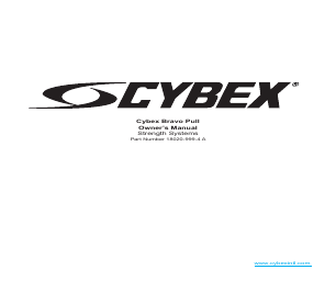 Cybex 18021 Bravo Pull manuals