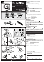 CatEye CC-VL500/CC-VL800 [Velo 5/Velo 8] manuals