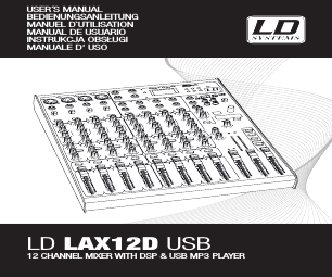 LD Systems LAX 12 D USB manuals