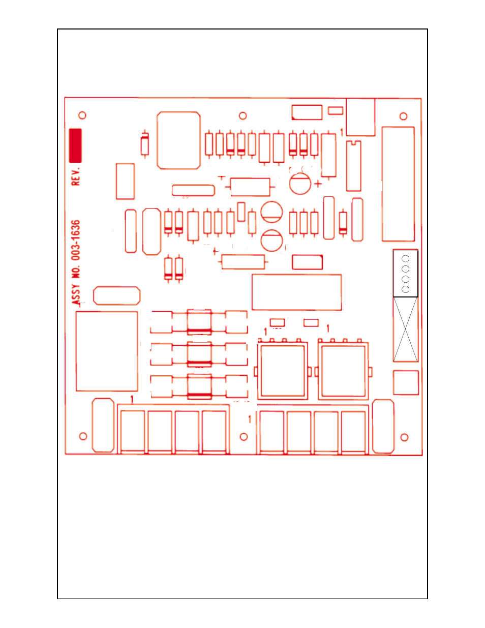 Section 15 main p.c. board parts placement | MK Products WC-1-110 User