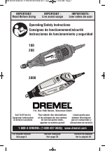 Pdf Download | Dremel 3000 User Manual (68 pages) | Also for: 200, 100