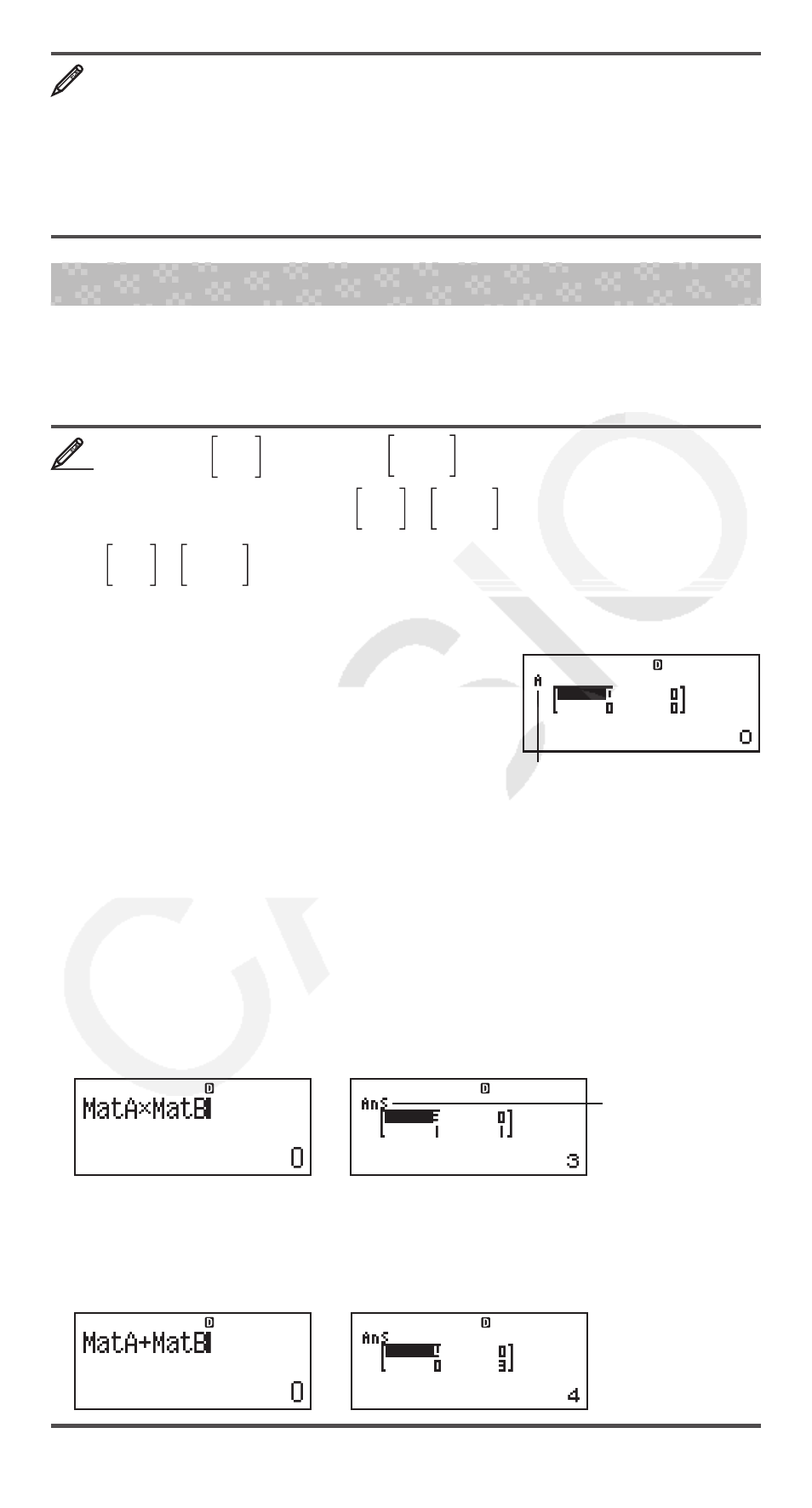 Matrix calculations (matrix), E-37 | Casio fx-115ES PLUS User Manual | Page  38 / 59