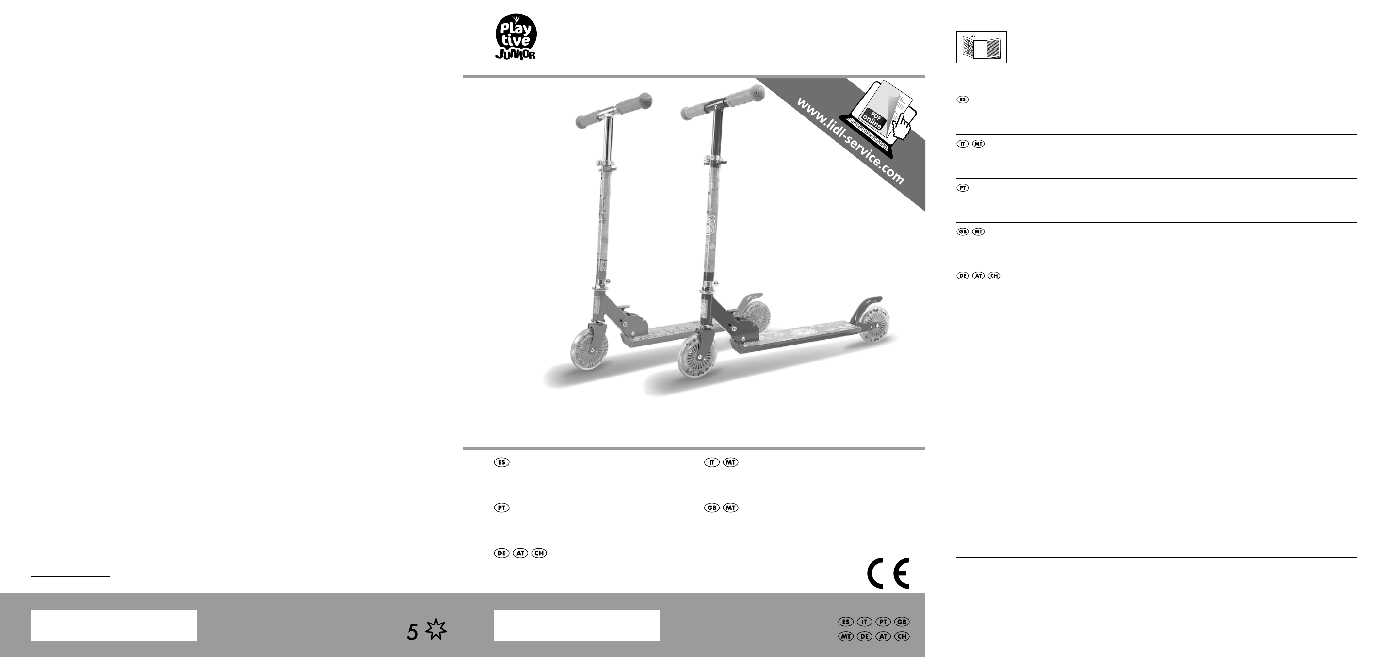 Playtive Scooter User Manual | 18 pages