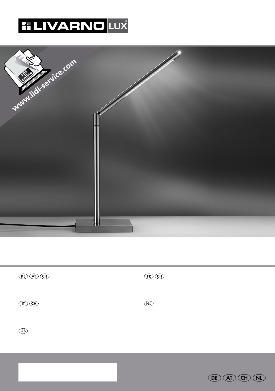 Livarno LED Desk Lamp User Manual | 25 pages