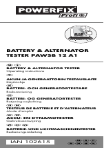 Powerfix PAWSB 12 A1 manuals