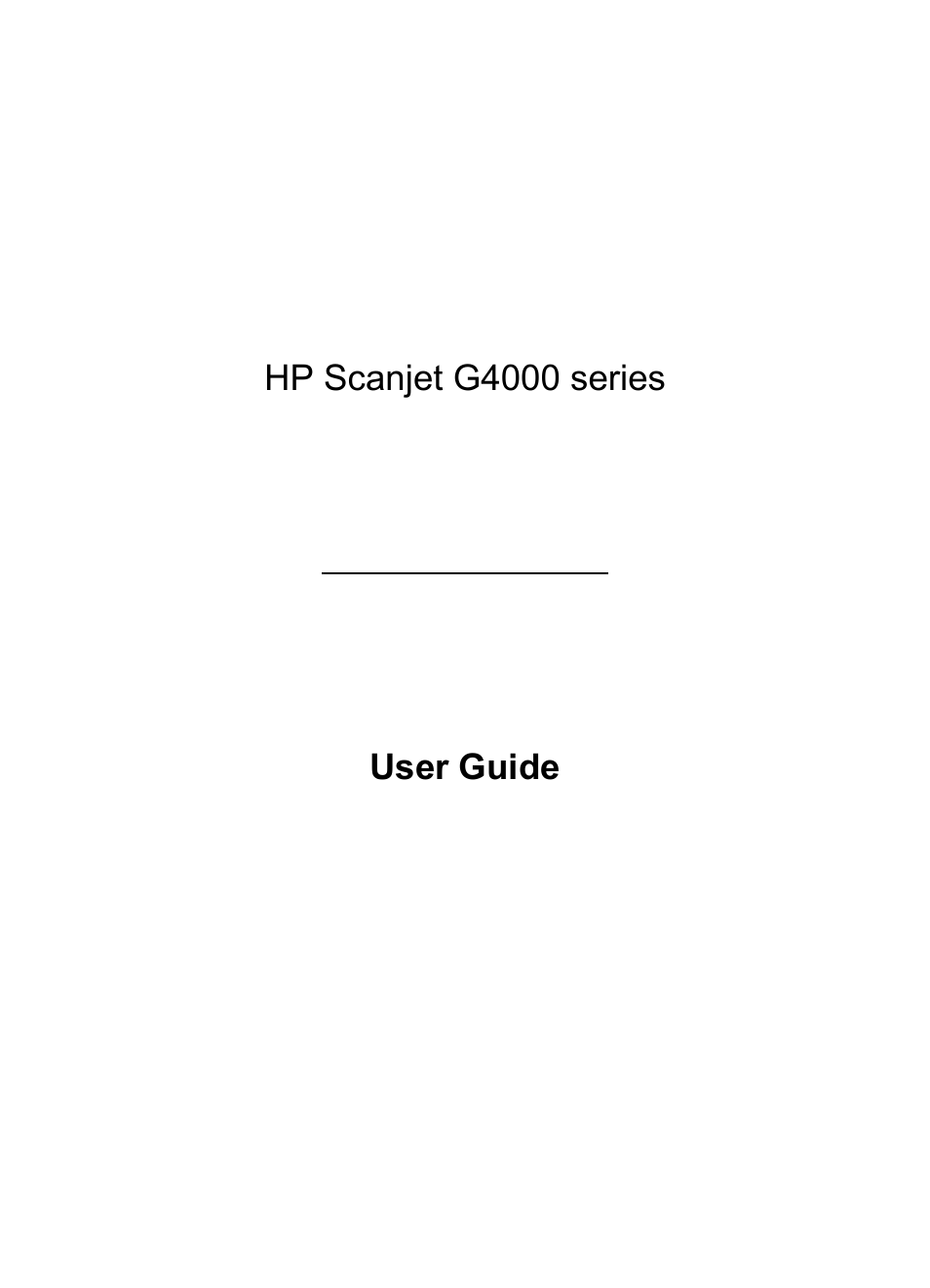 HP G4000 series User Manual | 28 pages | Also for: Scanjet G4050 Photo  Scanner
