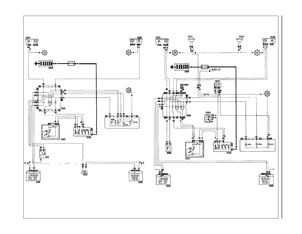 14•16 wiring diagrams | FIAT Uno 45 User Manual | Page 255 / 303