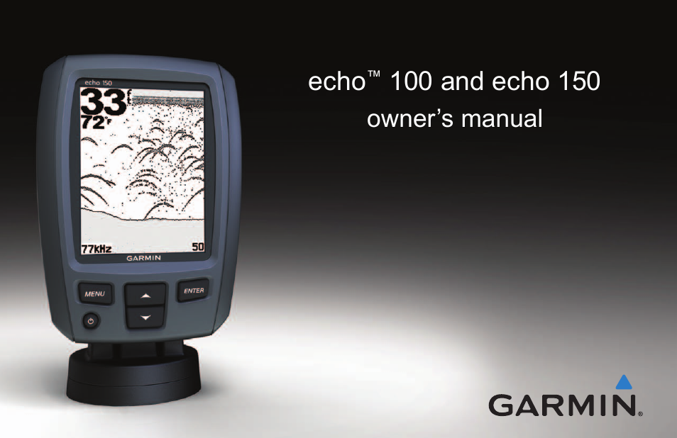 Garmin echo 100 User Manual | 12 pages | Also for: echo 150