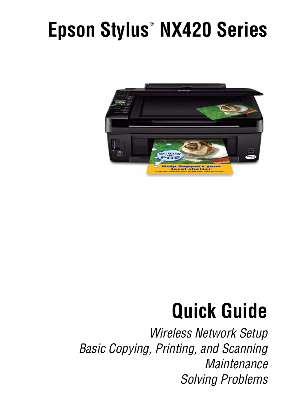 Epson Stylus NX420 User Manual | 56 pages