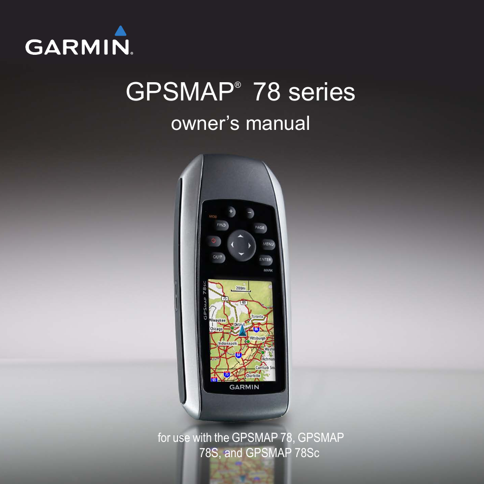 Garmin GPSMAP 78sc User Manual | 48 pages