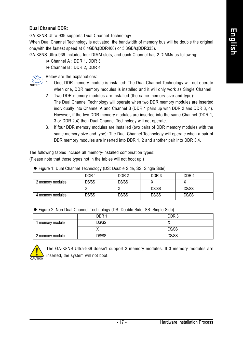 English | GIGABYTE GA-K8NS ULTRA-939 User Manual | Page 17 / 96 | Original  mode