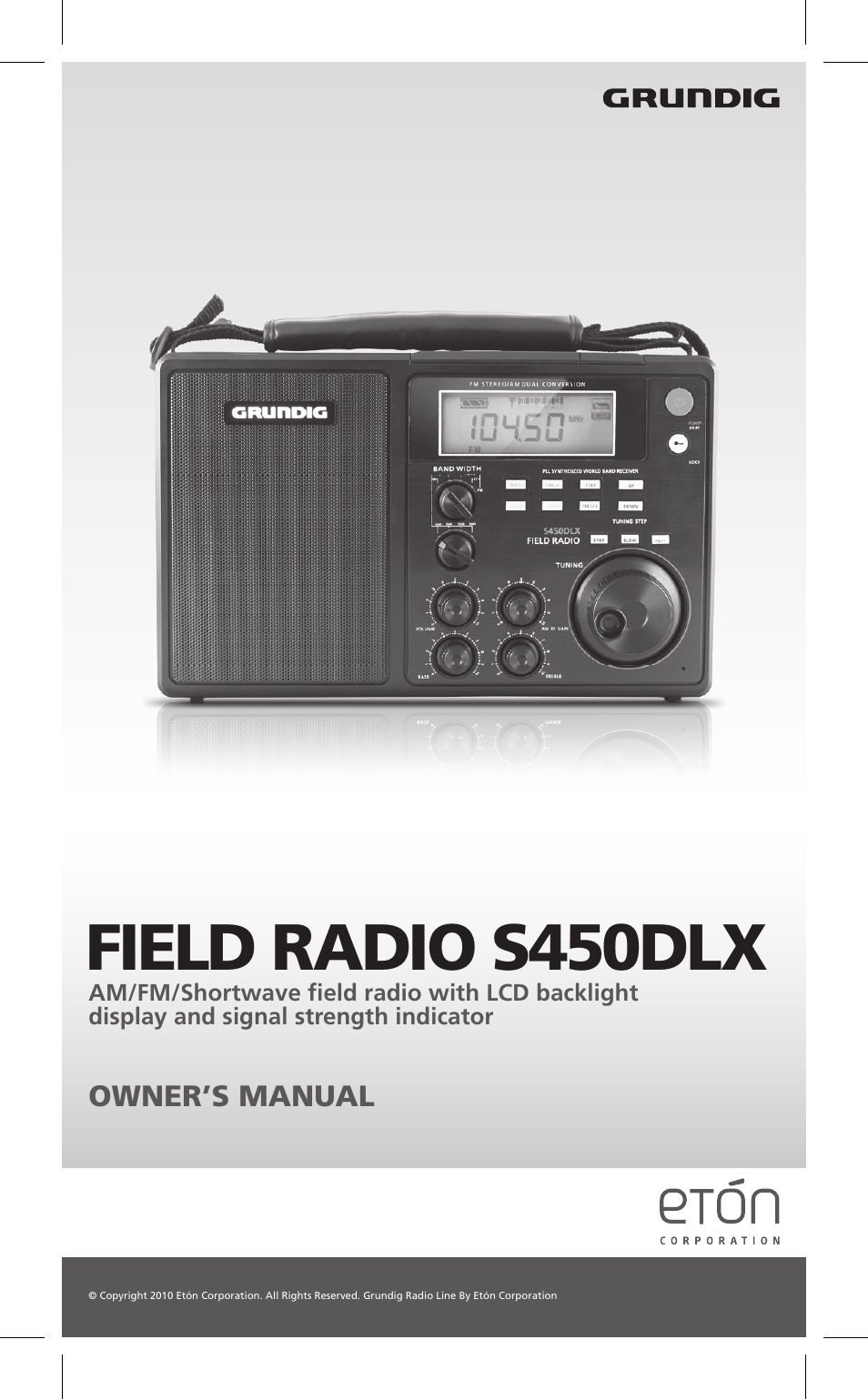 Grundig FIELD RADIO S450DLX User Manual | 86 pages