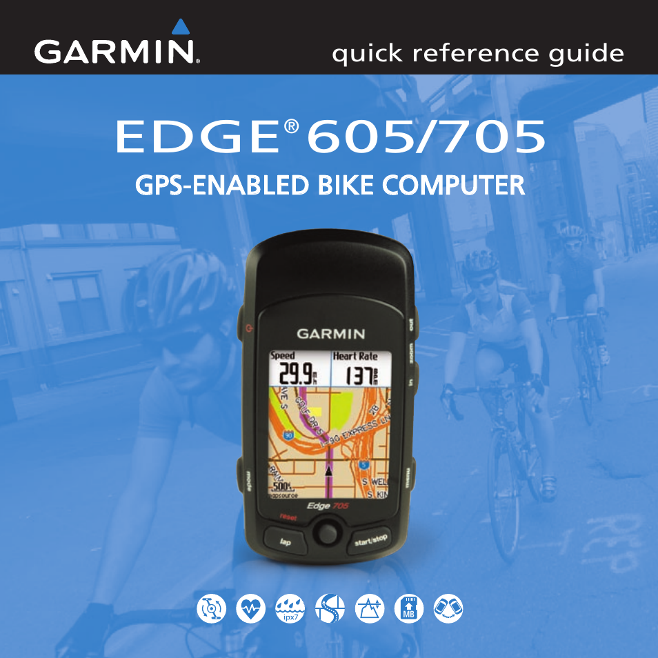 Garmin Edge 605 User Manual | 12 pages