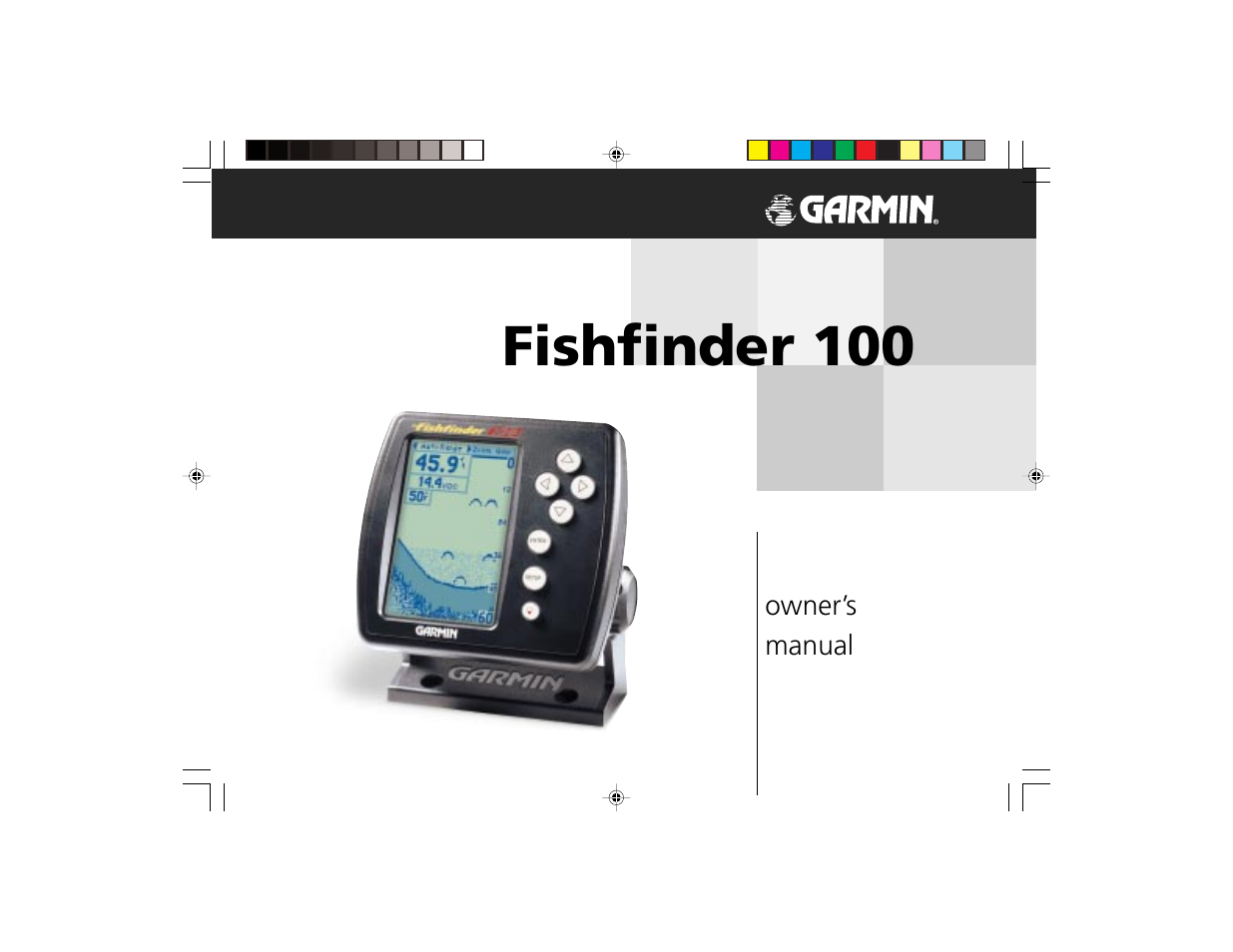 kardinal Forbrydelse lokal Garmin Fishfinder 100 User Manual | 49 pages