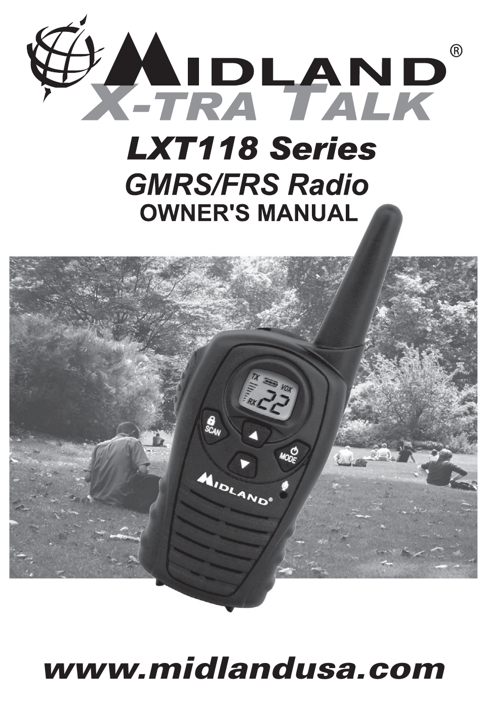 MIDLAND X-TRA TALK LXT118 User Manual | 12 pages