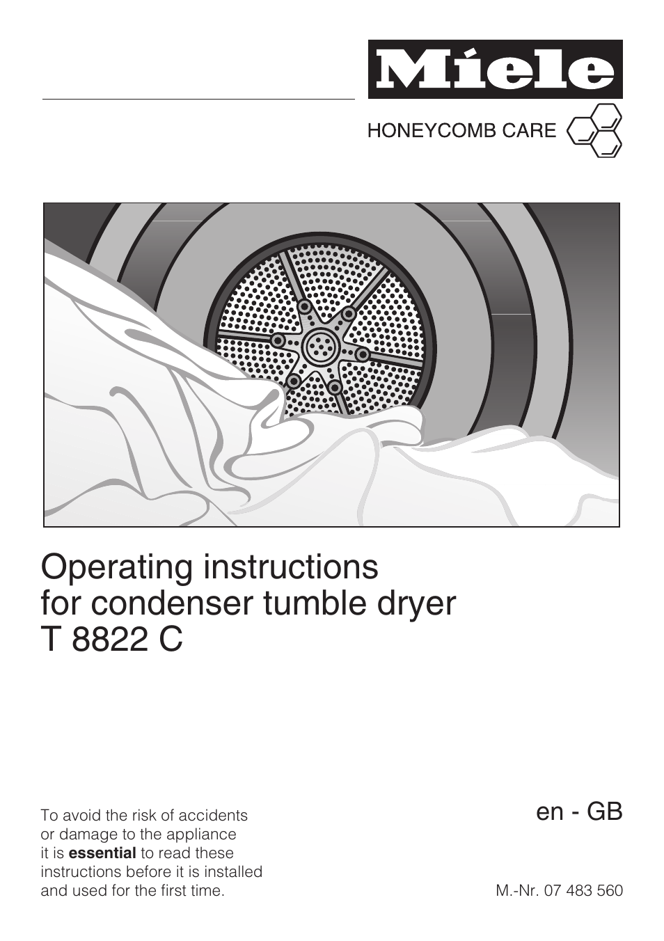 Miele T 8822 C User Manual | 56 pages