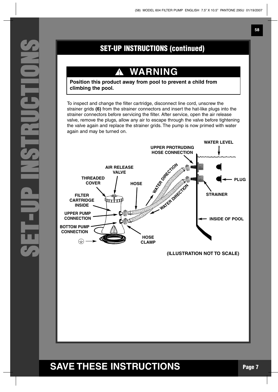 Intex Recreation Krystal Clear 604 User Manual | Page 7 / 15