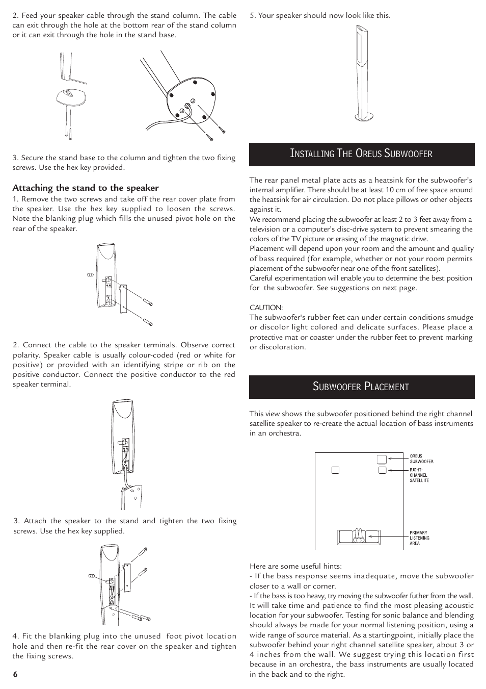 Infinity Oreus HCS User Manual | Page 6 / 10 | Original mode
