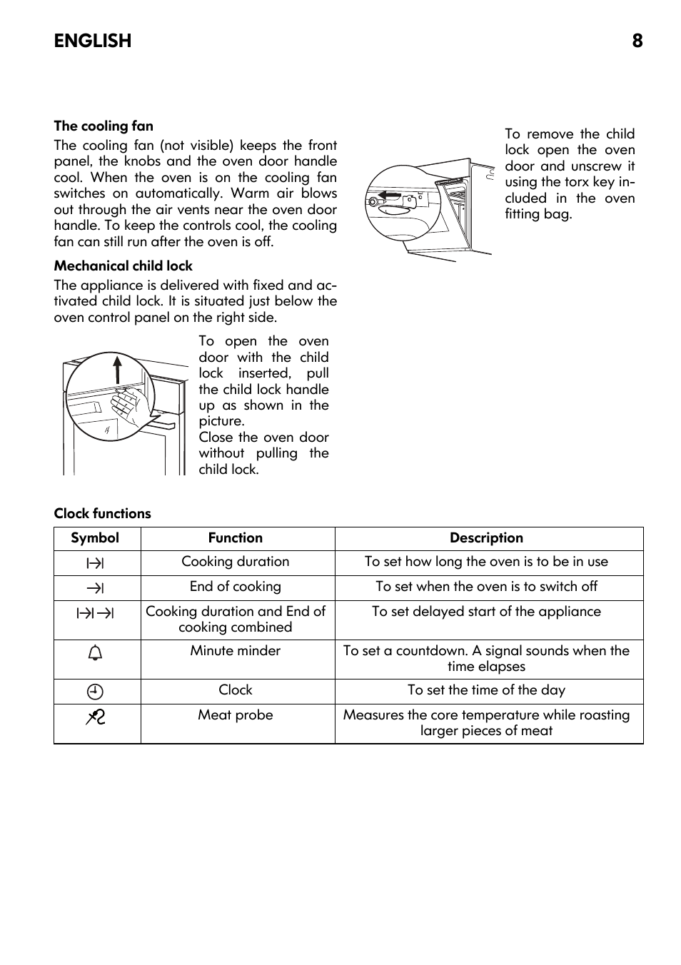 English 8 | IKEA FRAMTID OV9 User Manual | Page 8 / 20 | Original mode