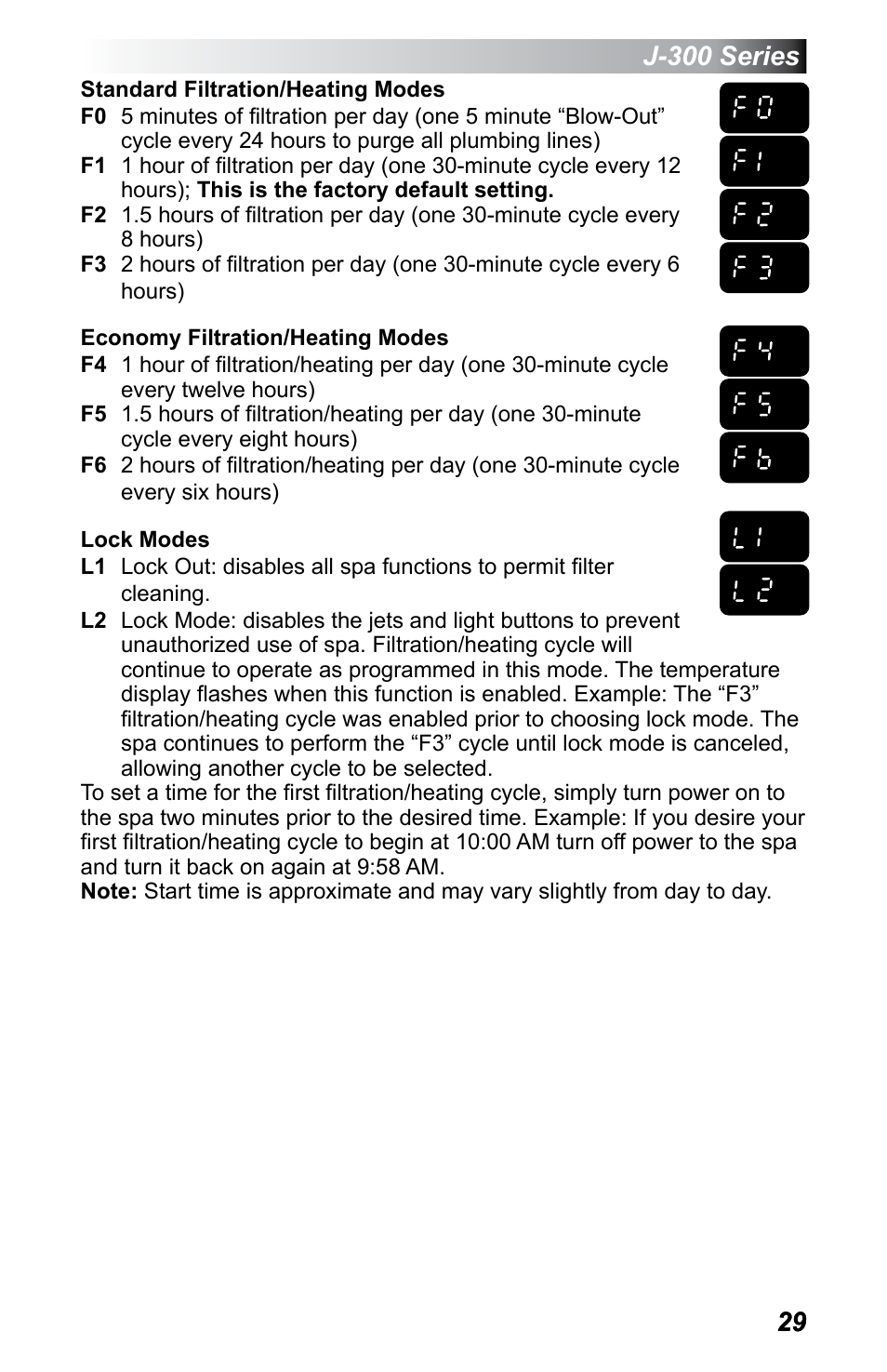 Jacuzzi J 335 Owners Manual