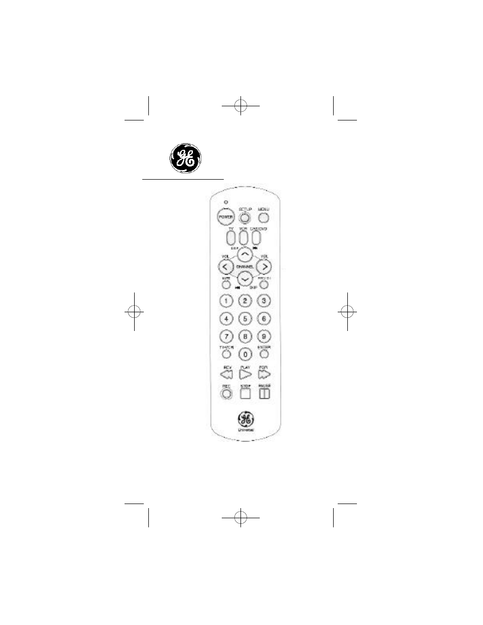 ge universal remote rc94930-f manual