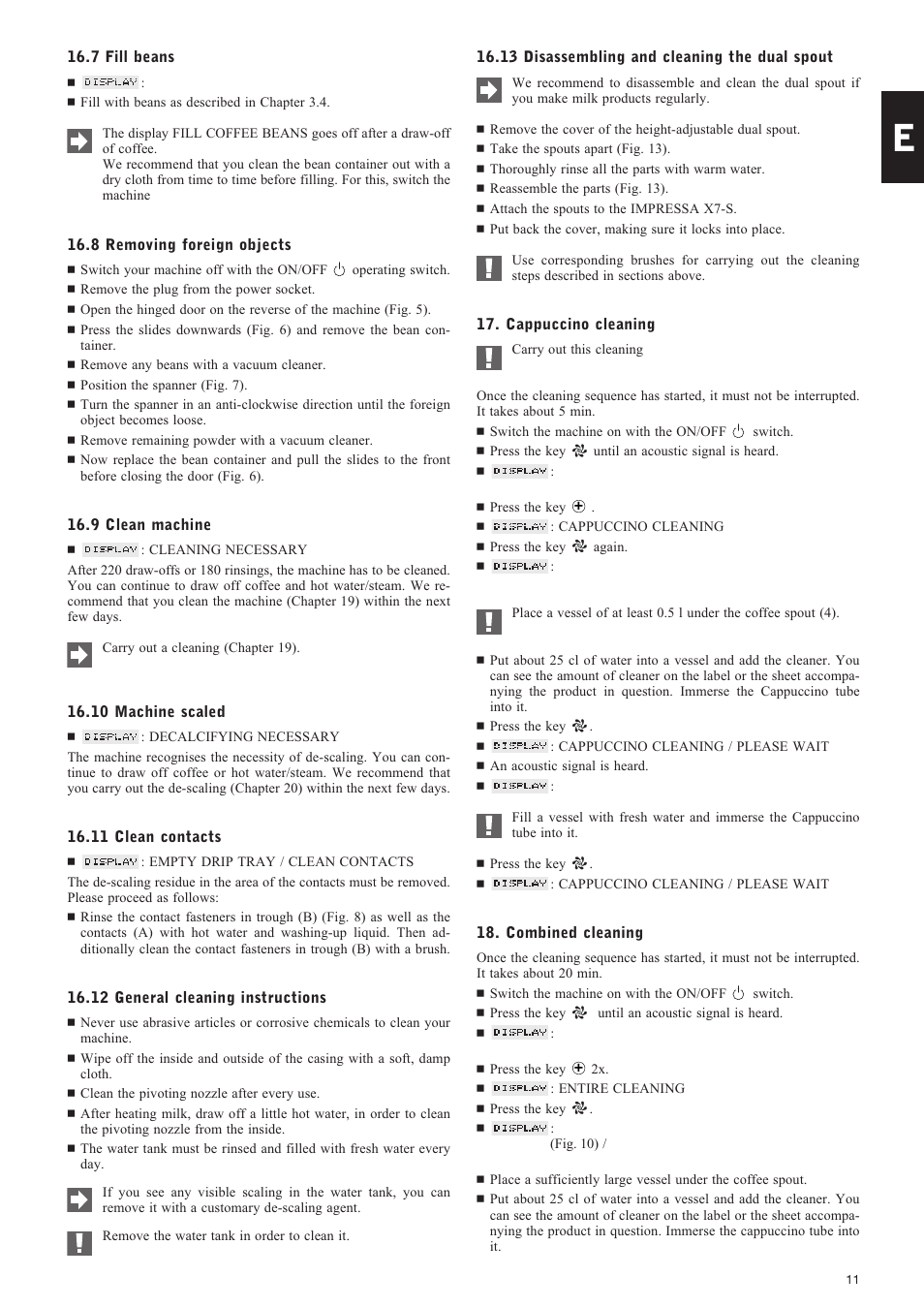 Jura Capresso IMPRESSA X7-S User Manual | Page 11 / 14 | Original mode