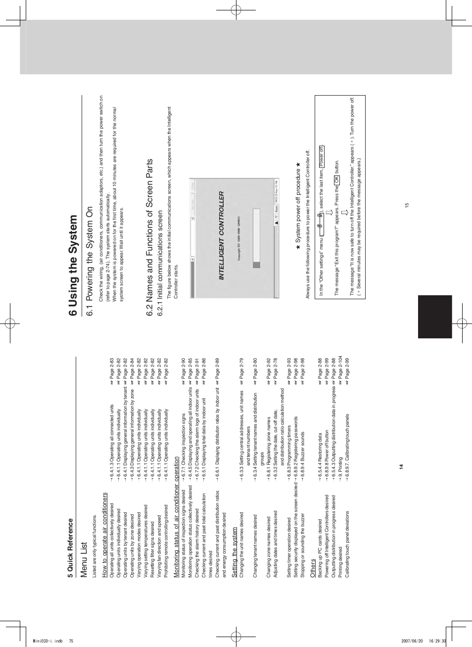 Sm0158 00 Bo Intelligent Controller Sha Kt256ba 4 9 Intelligent Controller Sha Kt256ba Sanyo Chx User Manual Page 93 190 Original Mode