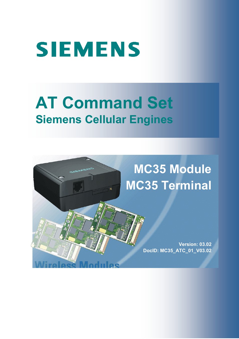 Siemens MC35 User Manual | 228 pages