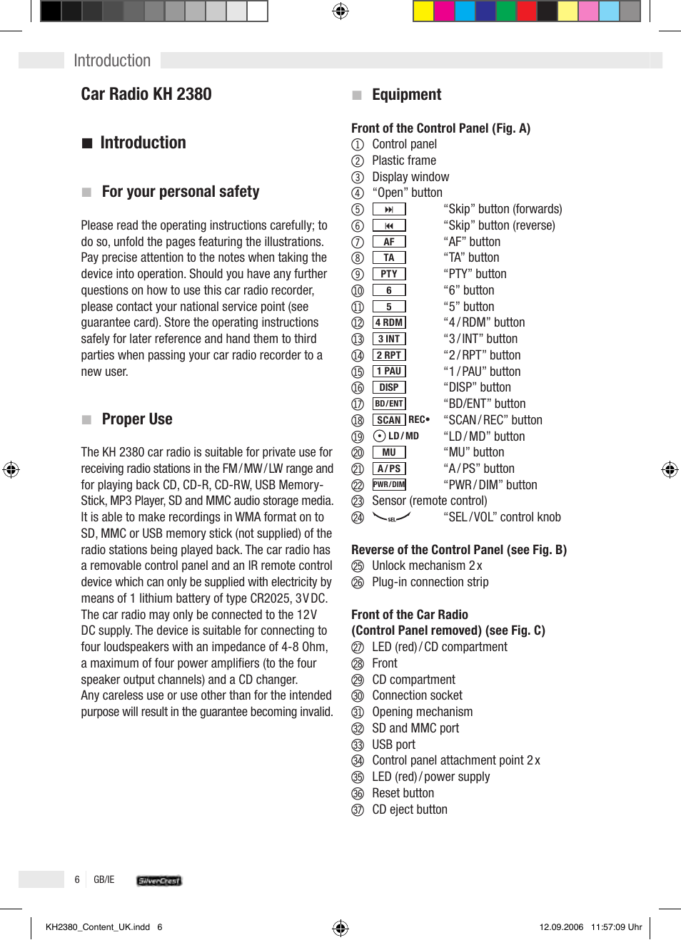 Silvercrest KH 2380 User Manual | Page 6 / 30