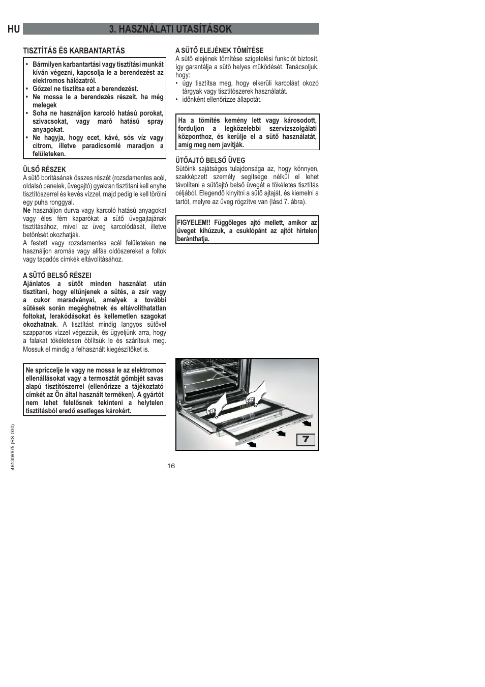 Hu 3. használati utasítások | Ardo HX 080 X User Manual | Page 106 / 256