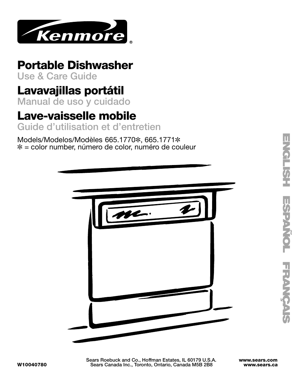 Kenmore 665.177 User Manual | 20 pages | Also for: 665.1771