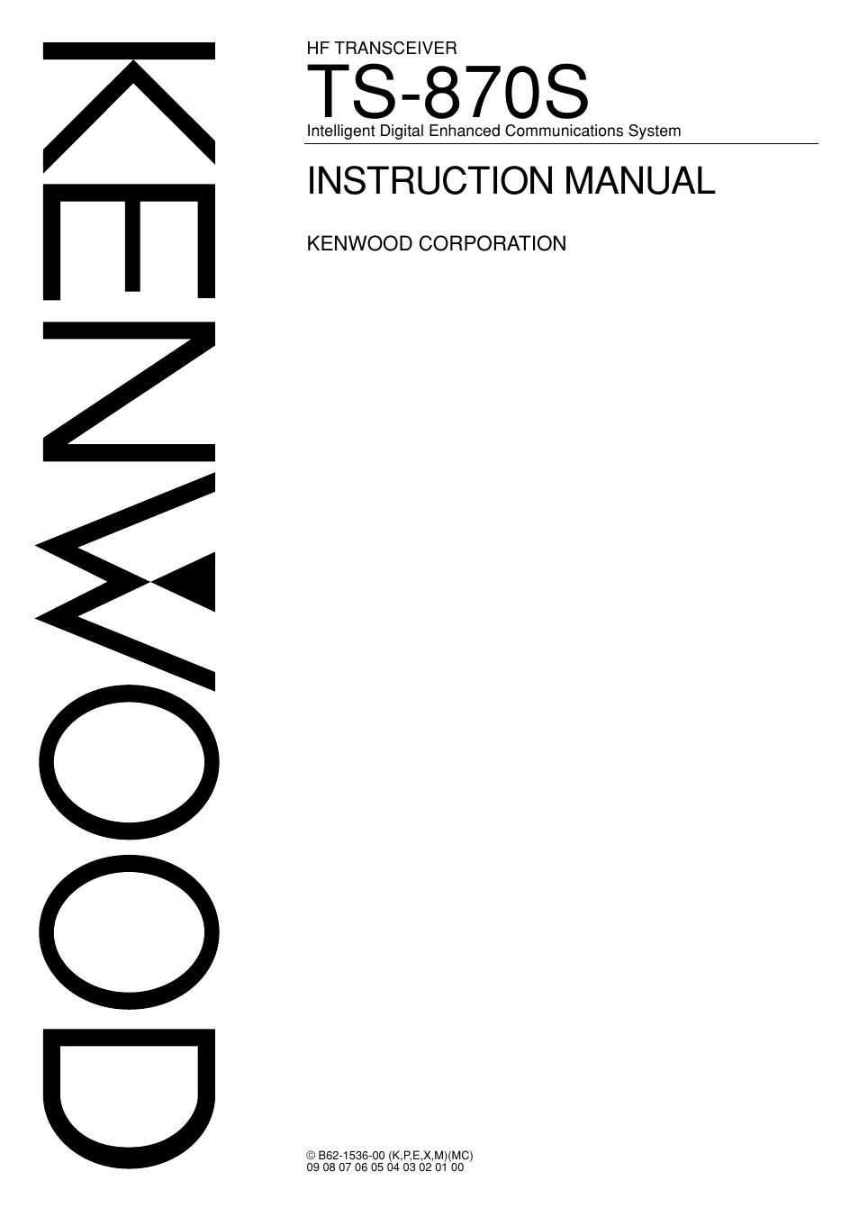 Kenwood TS-870S User Manual | 104 pages