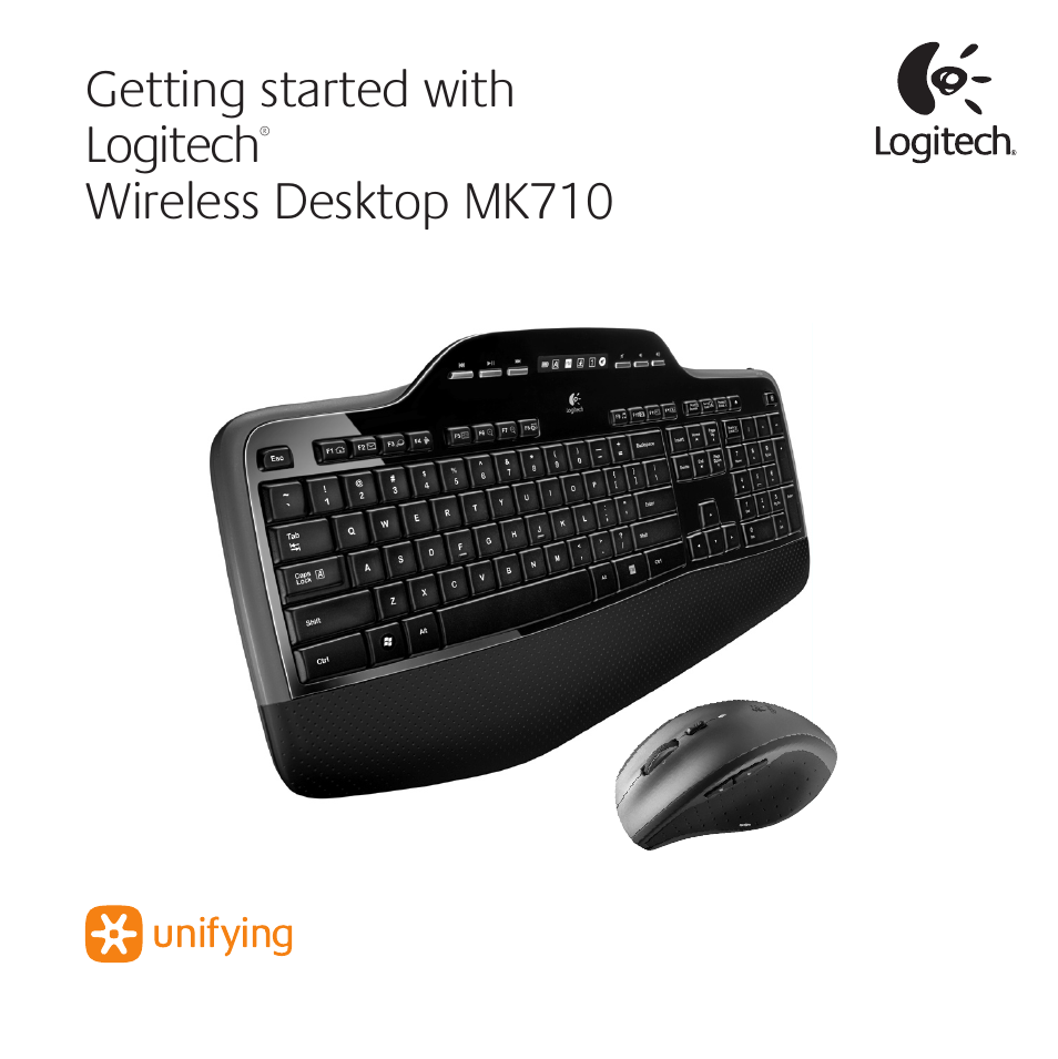 Logitech Wireless Desktop MK710 User Manual | 76 pages