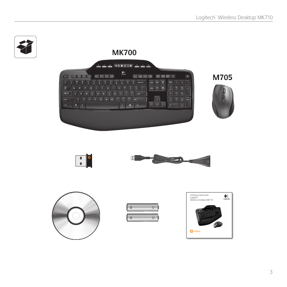 logitech mk700 pairing