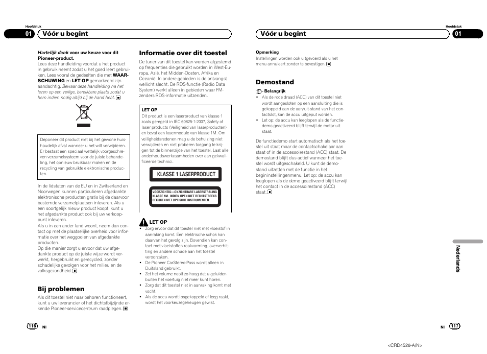 Nederlands | Pioneer DEH-2300UB User Manual | Page 59 / 84 | Original mode