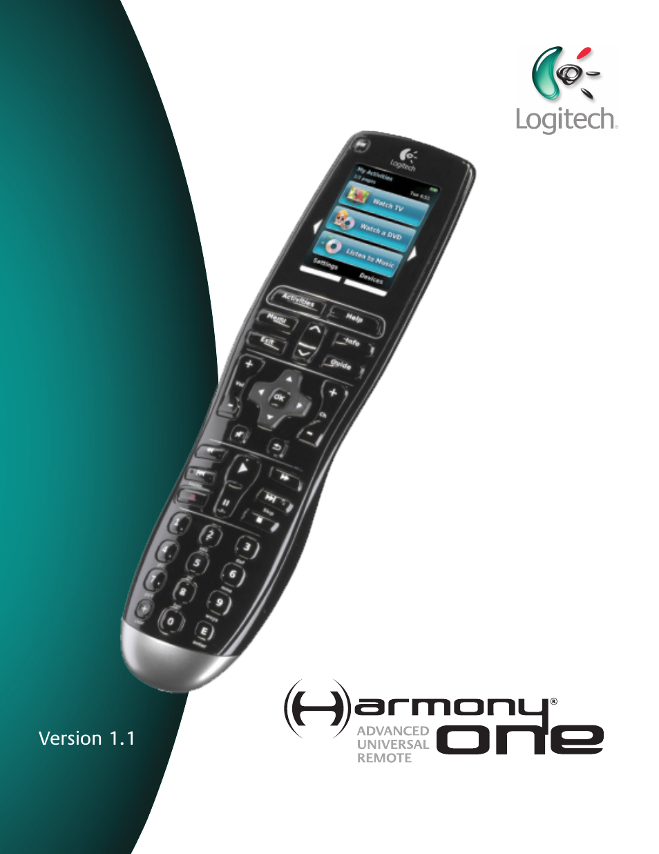 Logitech Harmony One User 40 pages