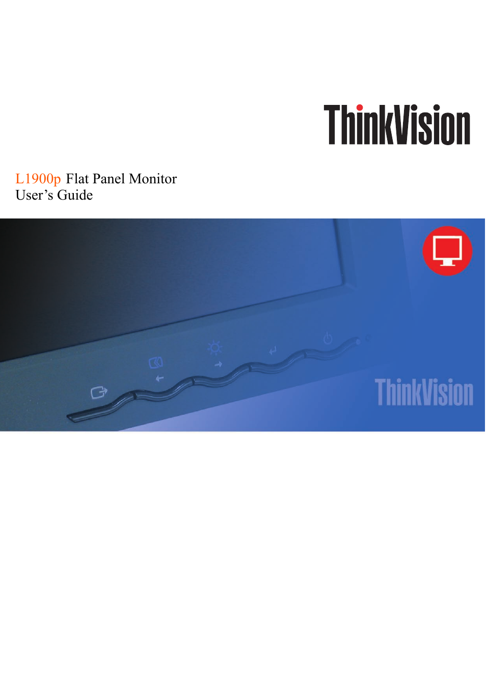 thinkvision l1900p