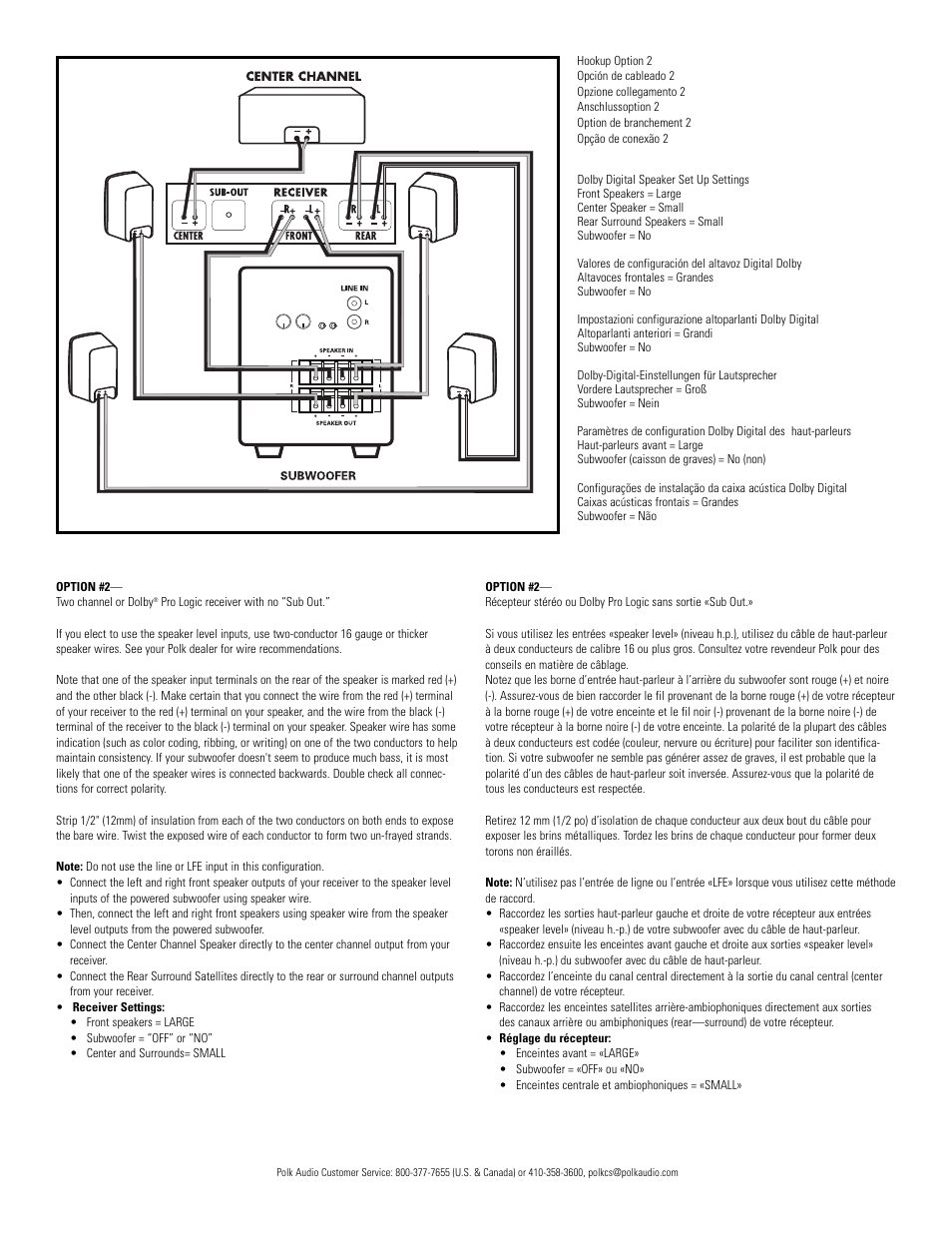Polk Audio PSW10 User Manual | Page 10 / 19 | Original mode