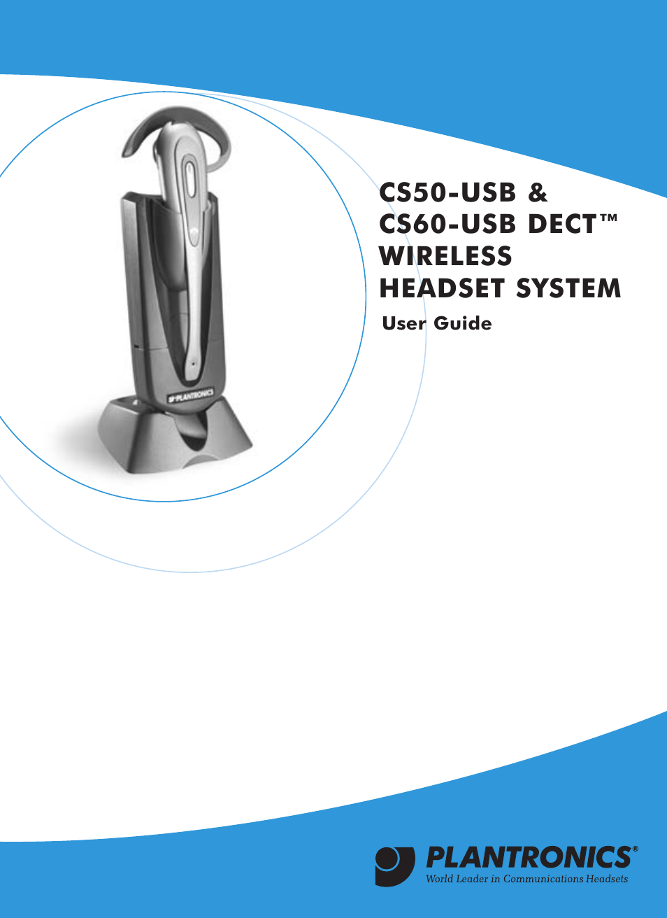 Plantronics CS60-USB DECT User Manual | 21 pages