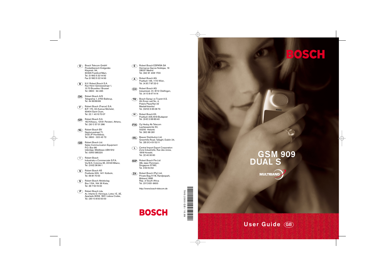 Bosch 909 Dual S User Manual | 25 pages