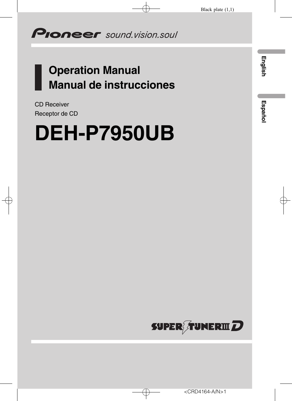 Pioneer SUPER TUNERIII D DEH-P7950UB User Manual | 132 pages