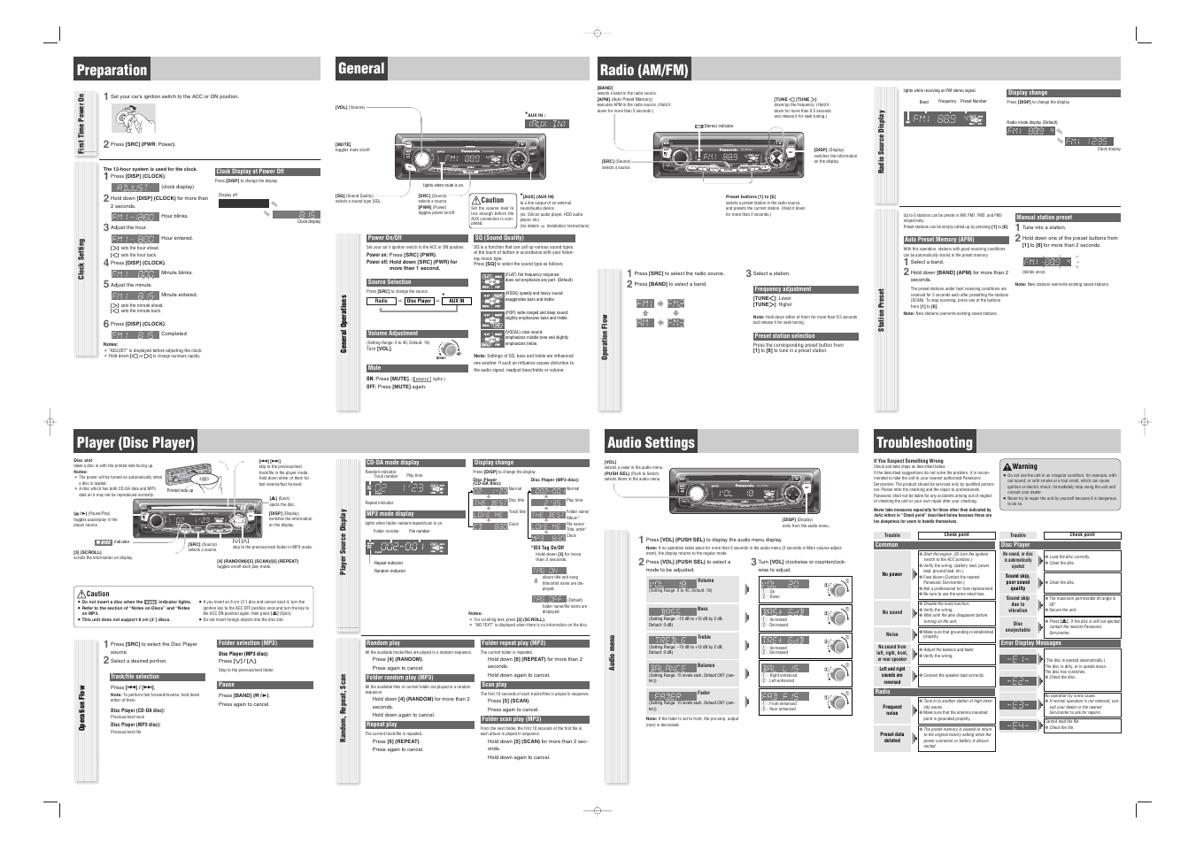 Panasonic Cq Cp134u Wiring Diagram - Wiring Diagram