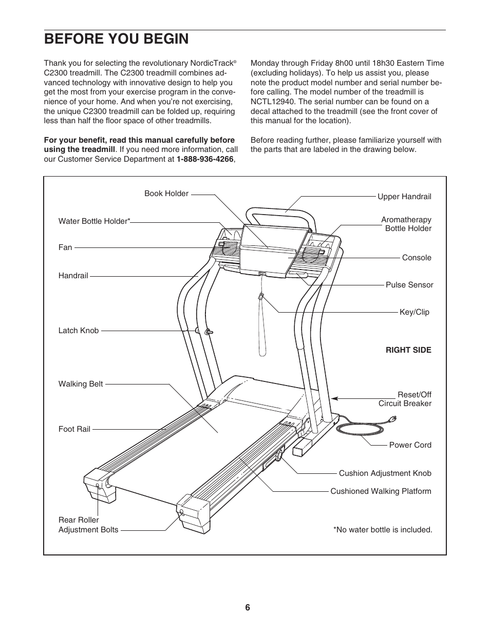 Nordictrack c2300 online manual