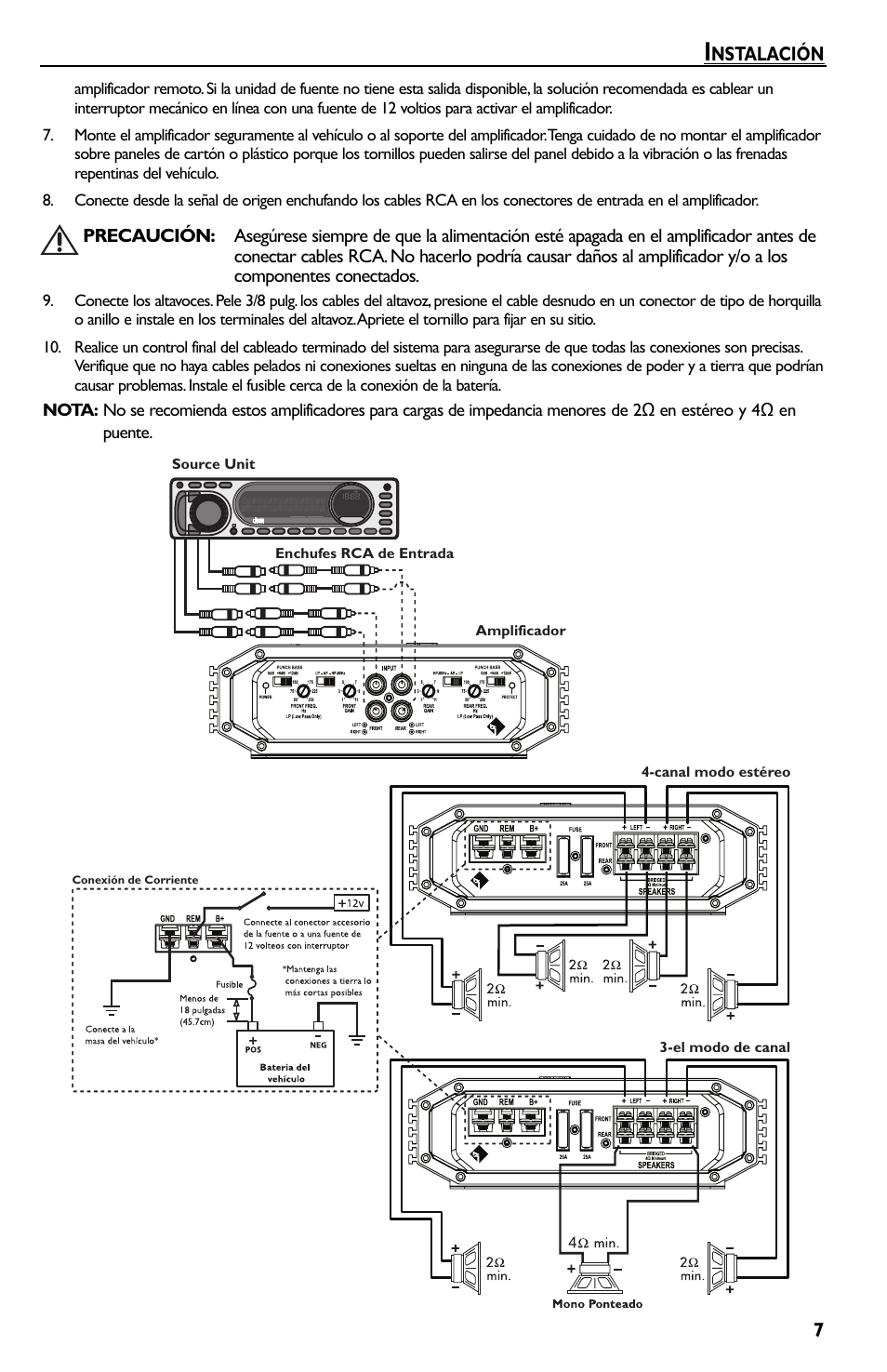 Rockford Fosgate Prime R300-4 User Manual | Page 27 / 52 | Original mode