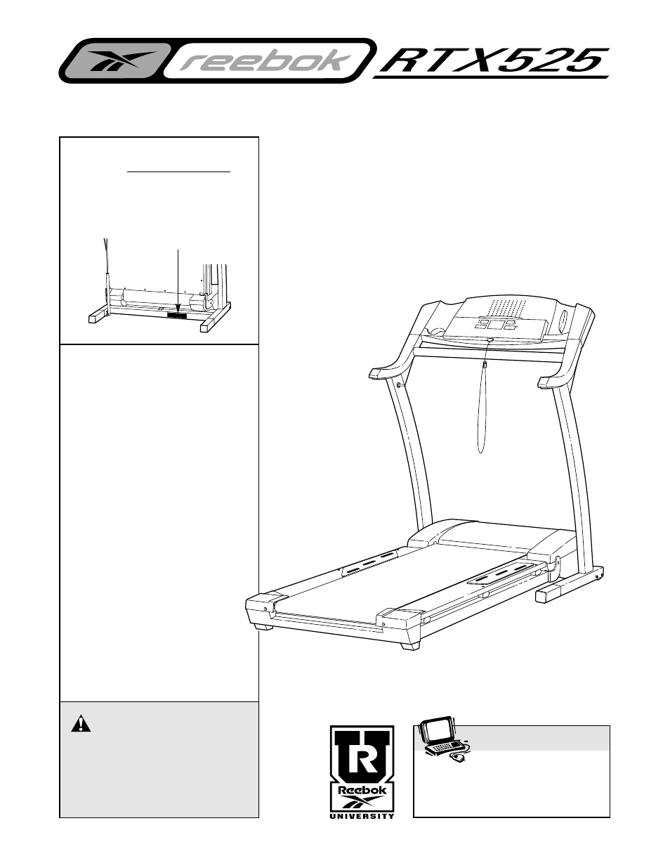 Reebok Fitness RTX525 RBTL15500 User Manual | 34 pages