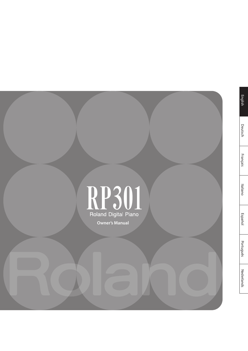 Roland DIGITAL PIANO RP301 User Manual | 28 pages